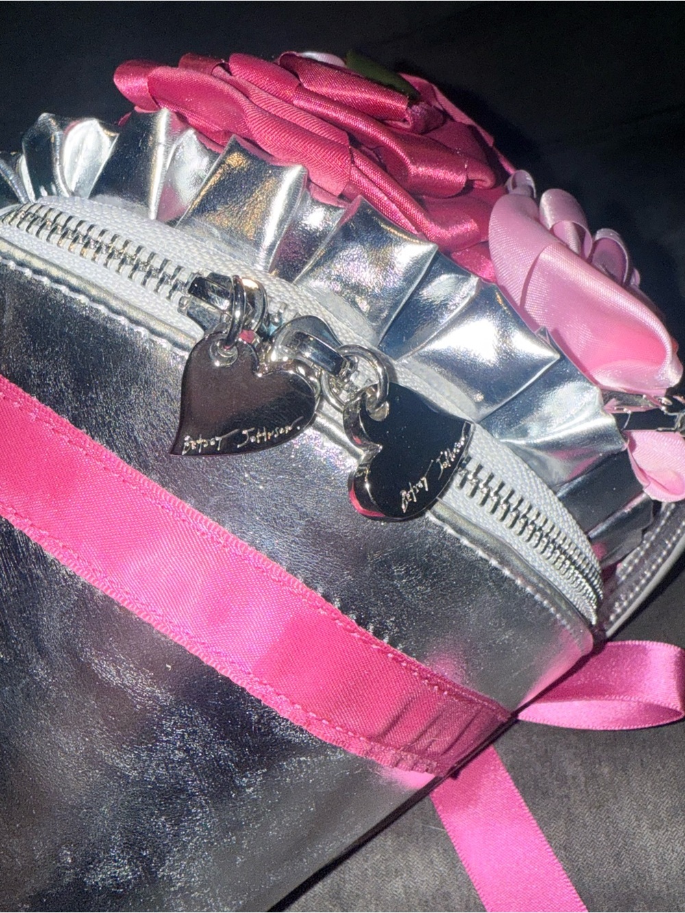 Betsey Johnson Kitsch Somethin New Bouquet Crossbody Bride Quinceañera Fairycore - Picture 7 of 15